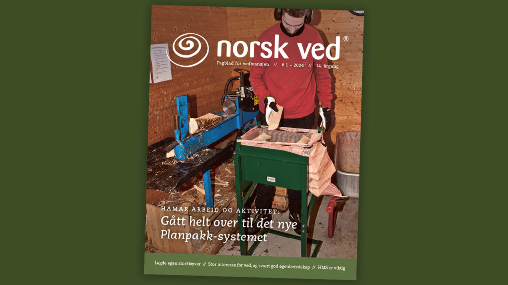 Fagbladet Norsk Ved nr. 1 til utsendelse