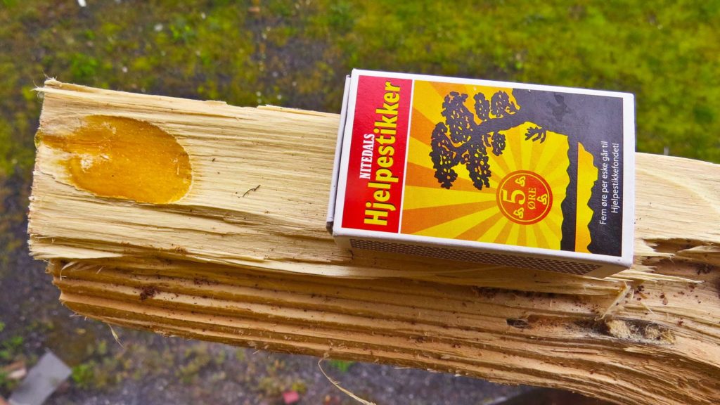 Ikke fyr med granved i åpne ildsteder